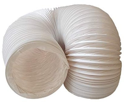 daniplus Manguera de salida de aire de PVC flexible, diámetro de 150 mm, 5 m, por ejemplo, para aire acondicionado, secadora y campana extractora