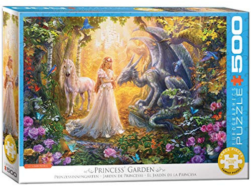 Eurographics 6500-5458 Drache, Einhorn Puzzle, Mehrfarbig