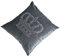 JK Home Samt-Kissenbezug, für Sofa, Bett, Hochzeit, Grau, 45 x 45 cm
