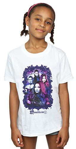 Disney Mädchen The Descendants Group Attitude T-Shirt Weiß 9-11 Years