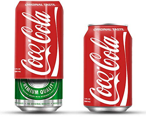 2 PCS Beer Can Covers,Hide A Beer 330ml Soda Can Sleeve Silicone Beer Can Cover Drink Can Suit for Outdoor Events Soccer Games Basketball Game