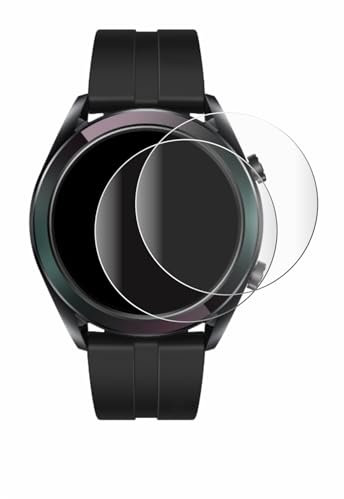 brotect Protection Intégrale 3D Incurvé pour Huawei Watch GT Elegant (42 mm) 2 Pièces - Couverture Complète, Film Protection Écran