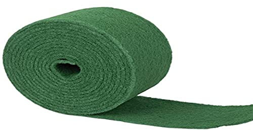 Cofan Rollo de estropajo verde | Tamaño profesional | Medidas: 14 cm x 6 metros | Venta unitaria