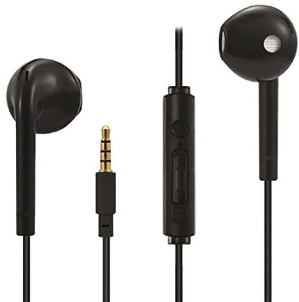 2GO In-Ear Stereo-Headset Comfort 3,5mm Stereo-Klinkenstecker, Multifunktionstaste, Dynamic Bass, schwarz