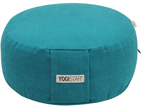 Yogistar Meditationskissen - Rund Petrol