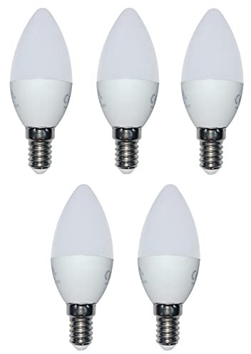 Provance LED Lampe Energiesparlampe E14 5er Set LED Kerze 5x 3 Watt 250 Lumen tageslicht 6500K