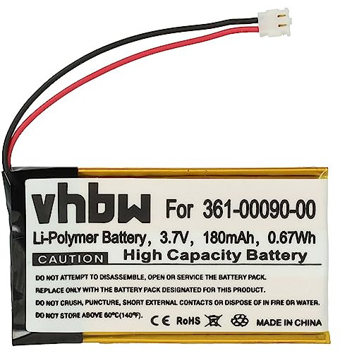 vhbw batteria compatibile con Garmin Vivoactive HR smartwatch orologio bracciale fitness (180mAh, 3,7V, Li-Poly) + set utensili