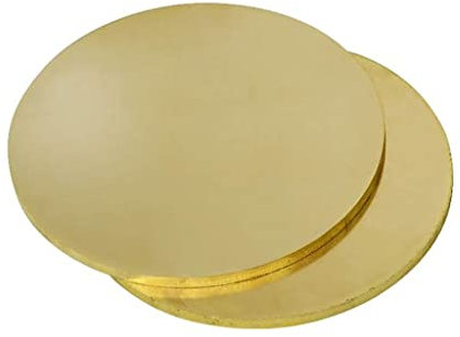 JEEIJ Disque en Laiton H62 Dia 25mm - 200mm épaisseur 0.8mm 1mm 1.5mm 2mm Joint en Laiton Pur cuivre Plaque Ronde pièces en Laiton Coupe (Size : 1.5x30mm - 2pcs)