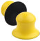 ChgImposs 2 Pack 3 Round Hand Sanding Blocks for 3 Inch Hook and Loop Discs Ideal for Wood Furniture Restoration Home Arts and Crafts