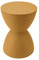 Tabouret En Forme De Sablier - Tabouret Rond En Plastique Blanc Pour Jardin, Piscine Et Salle De Bain Table D'appoint élégante Pour la Maison, Idéale Pour les Espaces Intérieurs Et Extérieurs.(Jaune)