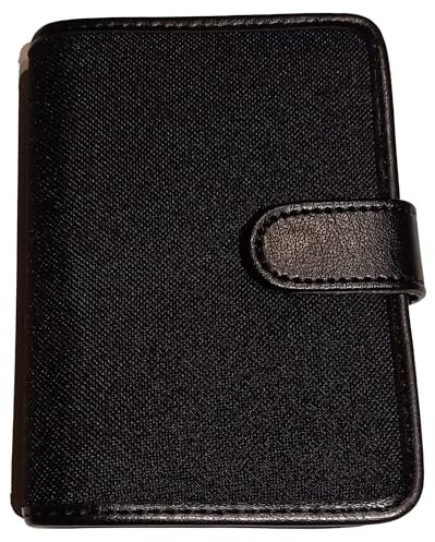 BSB Timeplaner A7 schwarz Kunststoff-Stoff neuster Kalender 1Woche 2Seiten 15,2x11x3 cm TP089