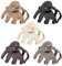 5 Stück Oktopus Haarklammer, Mittelgroß Haarspangen Matte Haarkrallen für dickes lockiges langes Haar Breite Griffe Haarclips für Frauen, Mädchen Hair Claw Clips für Haarstyling-Zubehör