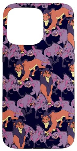 iPhone 15 Pro Max Disney The Lion King 30th Anniversary Scar & Hyenas Pattern Case