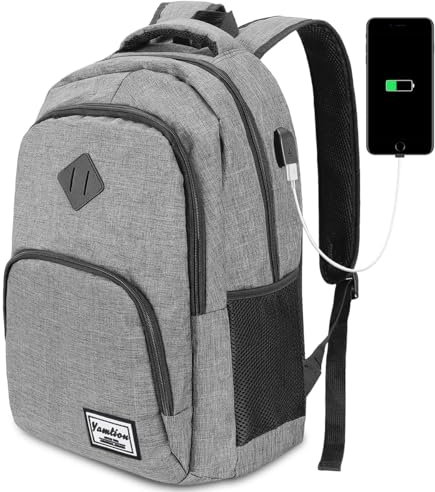 YAMTION Rucksack Unisex,Schulranze Schultasche Schulrucksack Jungen Teenager Daypack Laptop Uni Schule Studium Arbeit