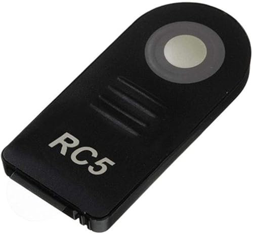 Generischer Infrarot-Fernauslöser, kompatibel mit Canon EOS 60D, 7D, 5D Mark II, 600D, 550D, 500D, 450D, 400D, 350D, 2025-Batterie Nicht im Lieferumfang enthalten