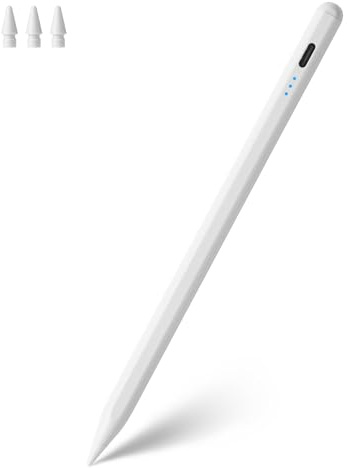 Stylet pour Apple Pencil iPad 2026-2018 A16 11e génération Air Pro Mini | Pour iPad 10e 9e 8e 7e 6e génération, Air M4 M3 M2 5e 4e 3e génération, Pro 13 11 12,9 M5 M4, Mini A17 Pro 7 6 5 Palm