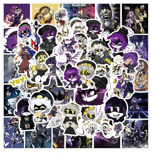 110pcs Aufkleber Cartoon Niedliche Anime, Coole Gaming-Aufkleber für Laptop, Wasserflaschen, Skateboard, Gitarre, DIY Lustige Sticker Wasserdichte Vinyl Sticker,für Teenager Kinder