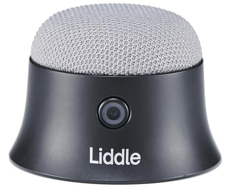 D3 Products Liddle Speaker Pro - Altoparlante Bluetooth portatile magnetico con microfono per iPhone 12/13/14/15/16-5 W, batteria da 8 ore, resistente all'acqua, attacco magnetico ovunque (nero)
