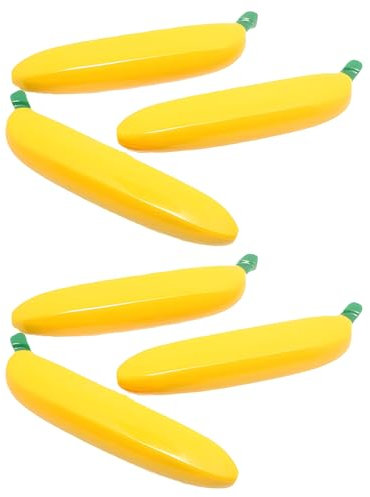 Kreativer Bananen-Kugelschreiber, 1,0 mm, lustiger Stift, schwarze Tinte, Schreibwarenstift, Obststift, glattes Schreiben, für Studenten, 6 Stück