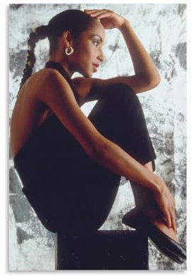 XXueMei Sade Adu Musikposter, Albumcover, Poster, dekorative Gemälde, Leinwand, Wandposter und Kunstdrucke, modernes Zuhause, Schlafzimmer, Dekoration, Poster, 30 x 45 cm, ungerahmter Stil