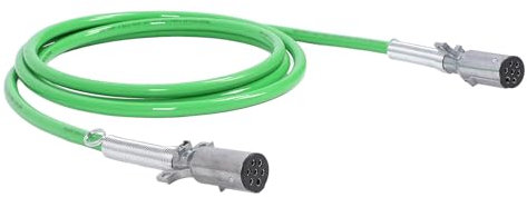 Cavo per Rimorchio HEAVY DUTY 15 Piedi a 7 Vie per Semirimorchi, Trattori e Rimorchi, Cavo di Alimentazione Elettrica Resistente Agli Agenti Atmosferici