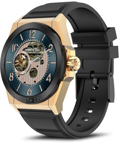 BRIBEJAT Montre Connectée Homme, 1.32 HD Smartwatch Motre Sport avec 24 Modes Sportifs, Podometre Cardiofrequencemetre Sommeil, Etanche IP68, Montres Intelligente Ronde pour Android iOS, Or Rose