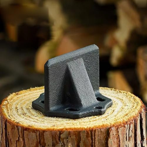 Manual Log Splitter Wedge Firewood Kindling Splitter for Wood Log Splitter Wedge Firewood Kindling Splitter (Large)