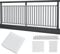 NAIZY Treppen Schutznetz 200x91 cm Weiss Sicherheitsnetz für Treppen und Kinder Nylonseil Netz mit Zubehör Inklusive Kabelbinder Halteseile und Bodenhalterungen Einfache Montage