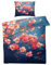 Japanische Kirschblüten Bettwäsche 135x200 - Rot Blumen Bettbezug 135 x 200 2er Set, Weiche & Angenehme Mikrofaser Bettbezüge & Kissenbezug 80x80, Bettwäsche-Sets mit Reißverschluss W#&-8