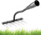 Râteau De Désherbage De Jardin en Acier - Rateau Gazon Scarificateur Manuel 5/6 Dents - Râteau À Main pour Déchaumage - Outillage De Jardin pour Désherber/Ameublir/Semence (sans Manche)