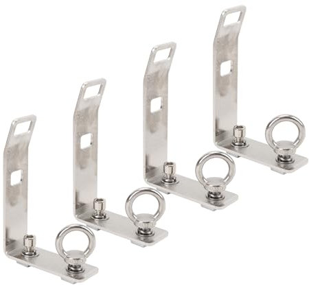 Ersatz-Laststopper, 4er-Pack T-Nut-LKW-Querstange, Edelstahl-Lastbegrenzer für Leiter, Brennholz, Ski, Snowboard, Kajak, Dachgepäckträger, Dachgepäckträger-Zubehör