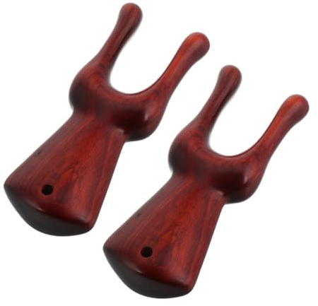SAFIGLE 2stücke Holz Nasen Und Gesichtsmassagegerät Hand-akupunkt- Tragbares Nasen-gua-sha-werkzeug Manuelles Gesichtsmassagegerät Für Zuhause Und Reisegebrauch