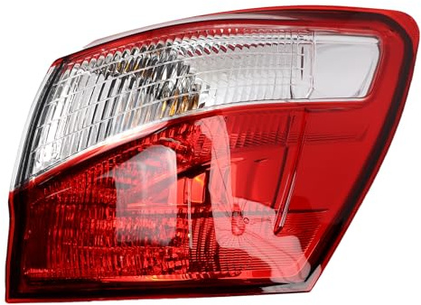 YananAC Rechte Auto-Rückleuchten, äußere Rückleuchte für Qashqai J10 SUV 2010–2014, Qashqai 5 & 7 Sitzer, 26555BR00A, Rücklichtmontage