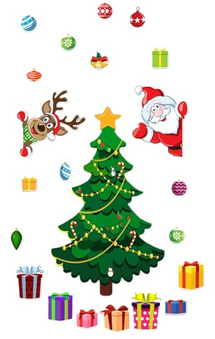 Imanes de árbol de Navidad – Imán de goma de PVC, 13,78 X 9,84 X 0,39 Pulgadas, Decoración De Vacaciones, Diseño Robusto Y | Conjunto De Imanes De Refrigerador Festivos Accesorios