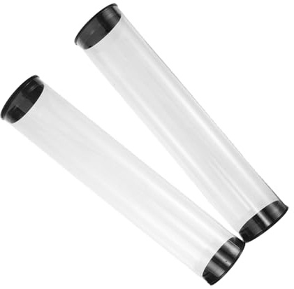 Healeved Tubo Porta Palline da Golf Trasparente con Coperchio Contenitore in Plastica Resistente per Palline Custodia Protettiva e Display per Allenamento Sportivo e Viaggi