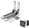 Supports De Micro-ondes Mural Étagère Universelle En Acier Inox Support Montage Mural Étagère Four À Micro-ondes Réglable Rabattable Accessoires De Cuisine
