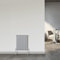 NRG 600x408mm Horizontal Flat Panel Single Column Designer Radiator Bathroom Heater Central Heating Chrome for Living Room and Kitchen