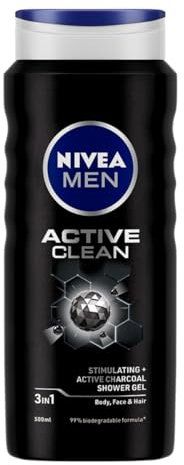 Nivea Active Clean Shower Gel, 500 g