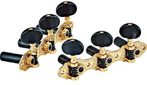 Ortega Guitars Classic Stimmmechaniken Set - gold/schwarz Deluxe (OTMDLX-GOBK)