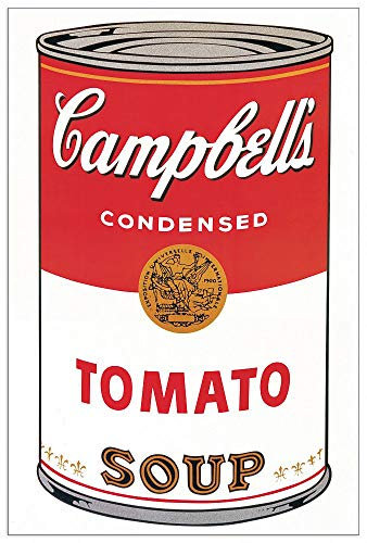 Artopweb TW22032 Warhol - Campbell's Soup Dekorative Paneele, Multifarbiert,60x90 Cm