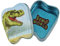 Depesche 5615 Blechdose Dino World, ca. 5,4 x 4,3 x 1,9 cm, Sortiert