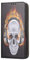 Hülle für iPhone 7 / 8 / SE 2020 Handyhülle Motiv 505 Totenkopf Skull mit Kopfhörer in Flammen Premium Smart aus Kunstleder einseitig bedruckt HandyCover Handyhülle für iPhone 7 / 8 / SE 2020 Hülle