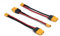 Taikuwu XT30 Stecker zu XT60 Buchse Adapterkabel Set [3 Stück] - 16AWG Silikonkabel 10cm für Drohnen, ESC & Ladegeräte