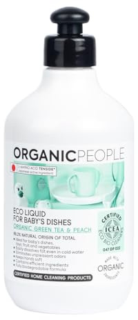 Líquido Ecológico Platos del Bebé Té verde y melocotón 500 ml