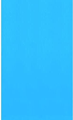 Blue Wave Überlappende ovale Poolfolie für oberirdische Stahlwandpools – wetterbeständiges Vinyl mit geschweißten Nähten – blaues Finish, passend für 122,9 cm Tiefe – Poolzubehör