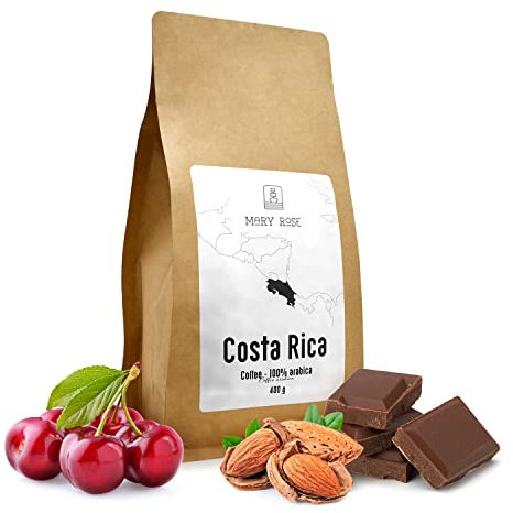 Mary Rose Bohnenkaffee Costa Rica San Rafael | Costa Rica Spezialitätenkaffee | Omniroast | Costa Rica | Frisch gerösteter Kaffee | 400g