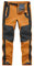 donhobo Herren Wanderhose Outdoorhose Wasserdicht Softshellhose Winddicht Winter Skihose Snowboardhose Warm Fleece Gefüttert Trekkinghose (Orange, XL)