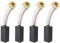 VGOL 2 Paires de Balais de Charbon Moteur Compatible avec Hitachi Compatible avec Makita Compatible avec Milwaukee Compatible avec Panasonic Outils Électriques 6x8x18mm