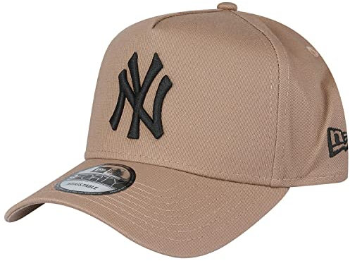 New Era New York Yankees MLB Khaki 9Forty A-Frame Snapback Cap - One-Size