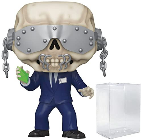 POP Rocks: [Megadeath] Vic Rasslehead Funko Vinyl-Figur (geb ndelt mit kompatibler Box-Schutzh lle), mehrfarbig, 9,5 cm